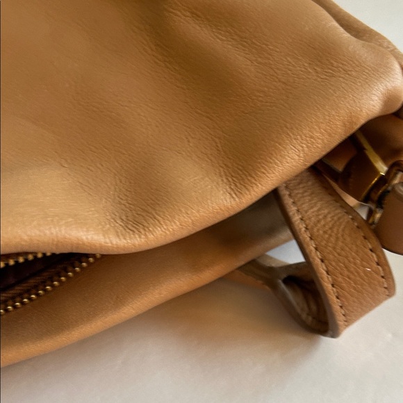 The Sak Collective Leather Camel Tan Hobo Crossbody Bag - Picture 12 of 13
